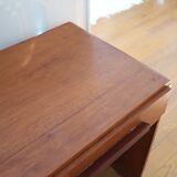 Brutalist side table console