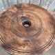 Vintage wooden footstool rustical bohemian deco farm stool