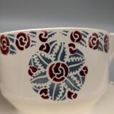 Ancienne saucière faïence modèle etoile badonviller