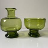Pair of 1960’s danish glass by Per Lutken