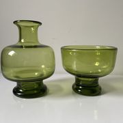 Pair of 1960’s danish glass by Per Lutken