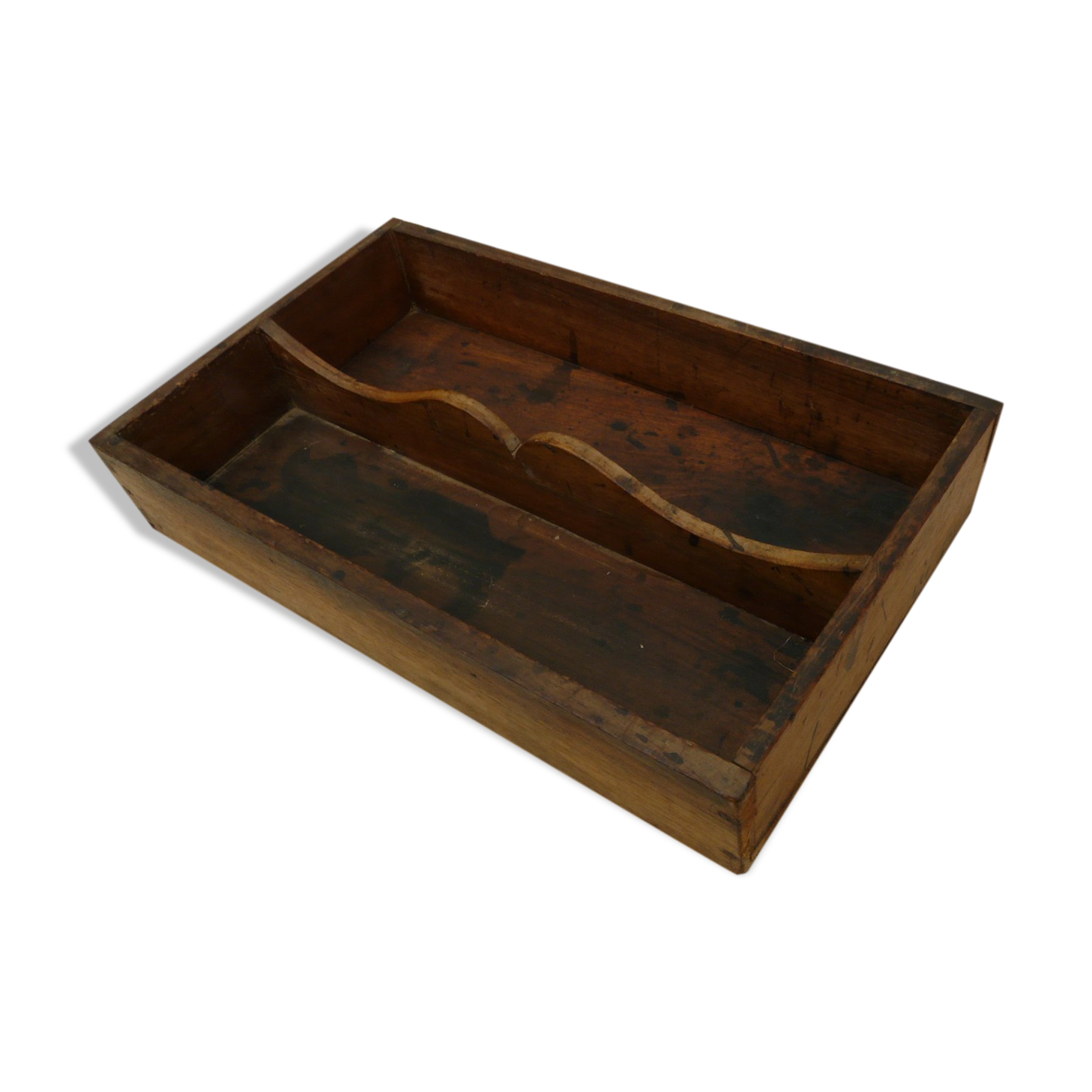 old wooden or cutlery toolbox