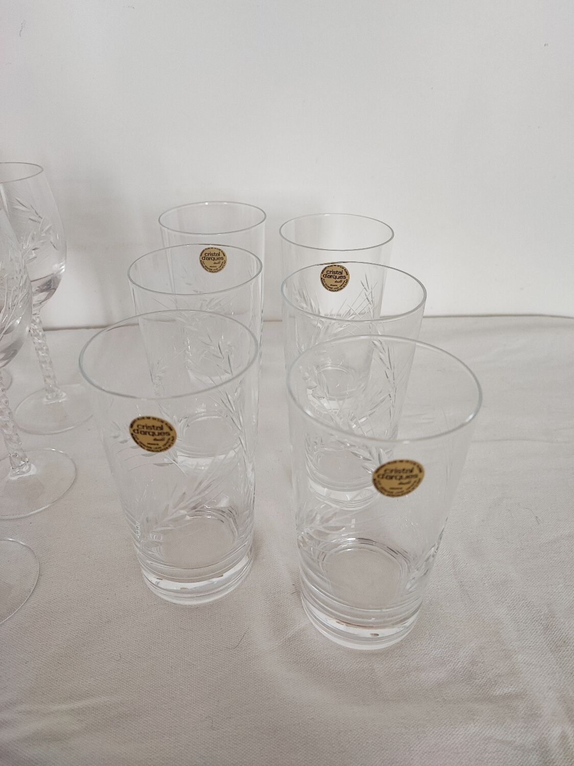 12 Arques crystal glasses model Epi
