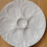 6 oyster plates in Pillivuyt porcelain