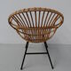 Fauteuil en rotin vintage