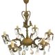Chandelier with tassels and angels as ornamentation (rare)