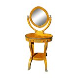 Coiffeuse en bois avec miroir basculant style Empire