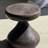 Pawn Brown - Stool, side table in the shape of a brown pawn.