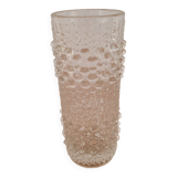 Czech Glass Art Deco Vase Heřmanova Hut "Sklo union", 70's