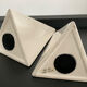 Pair of vintage ceramic bookends 70s