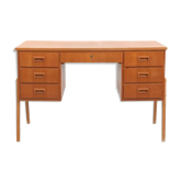 Vintage Scandinavian teak desk 1960s Sweden