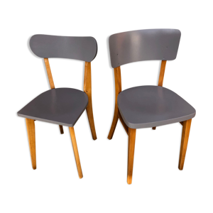 Lot 2 chaises bistrot