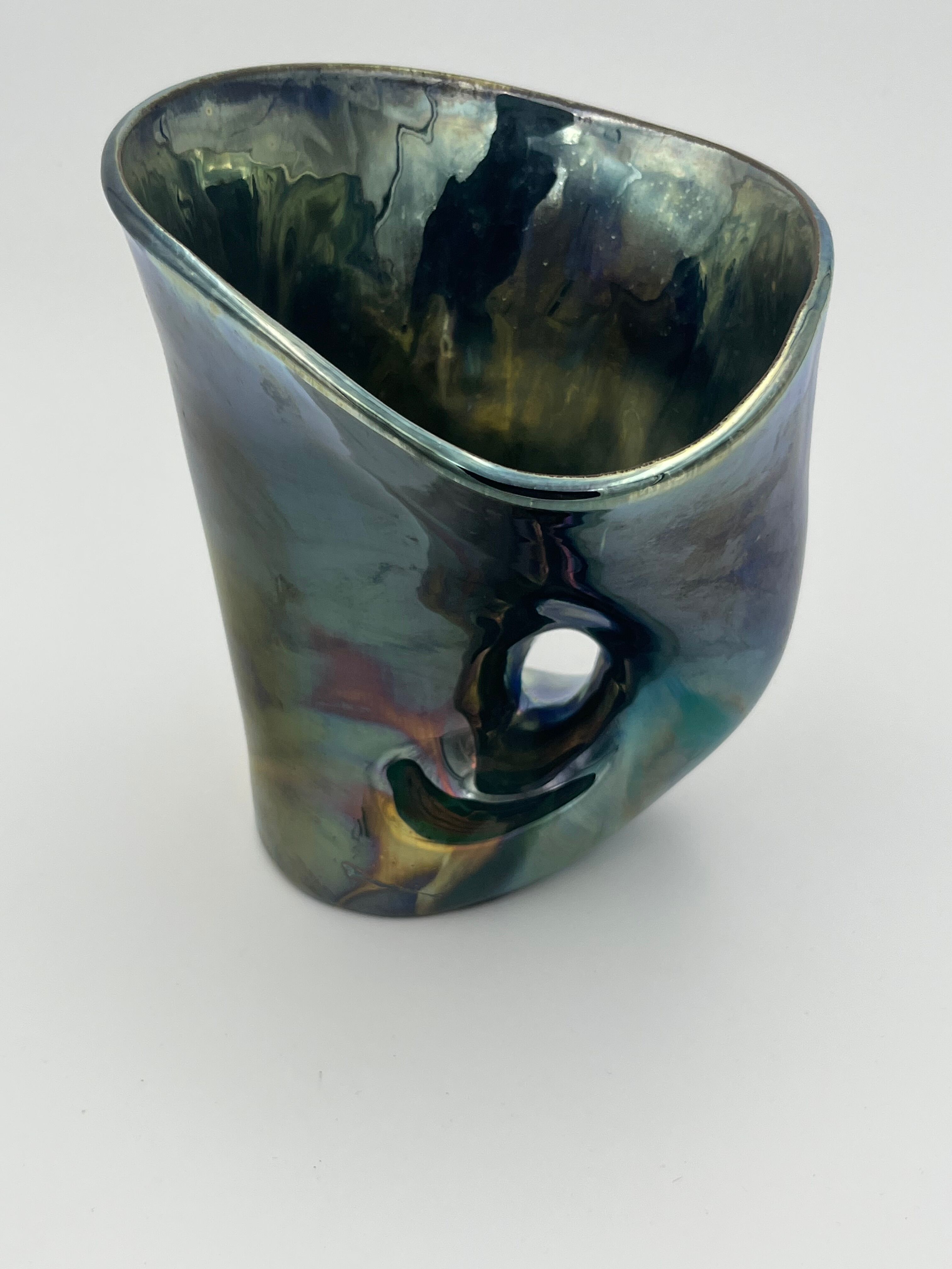 Rambervillers flemish sandstone vase attributed to A. Cytère