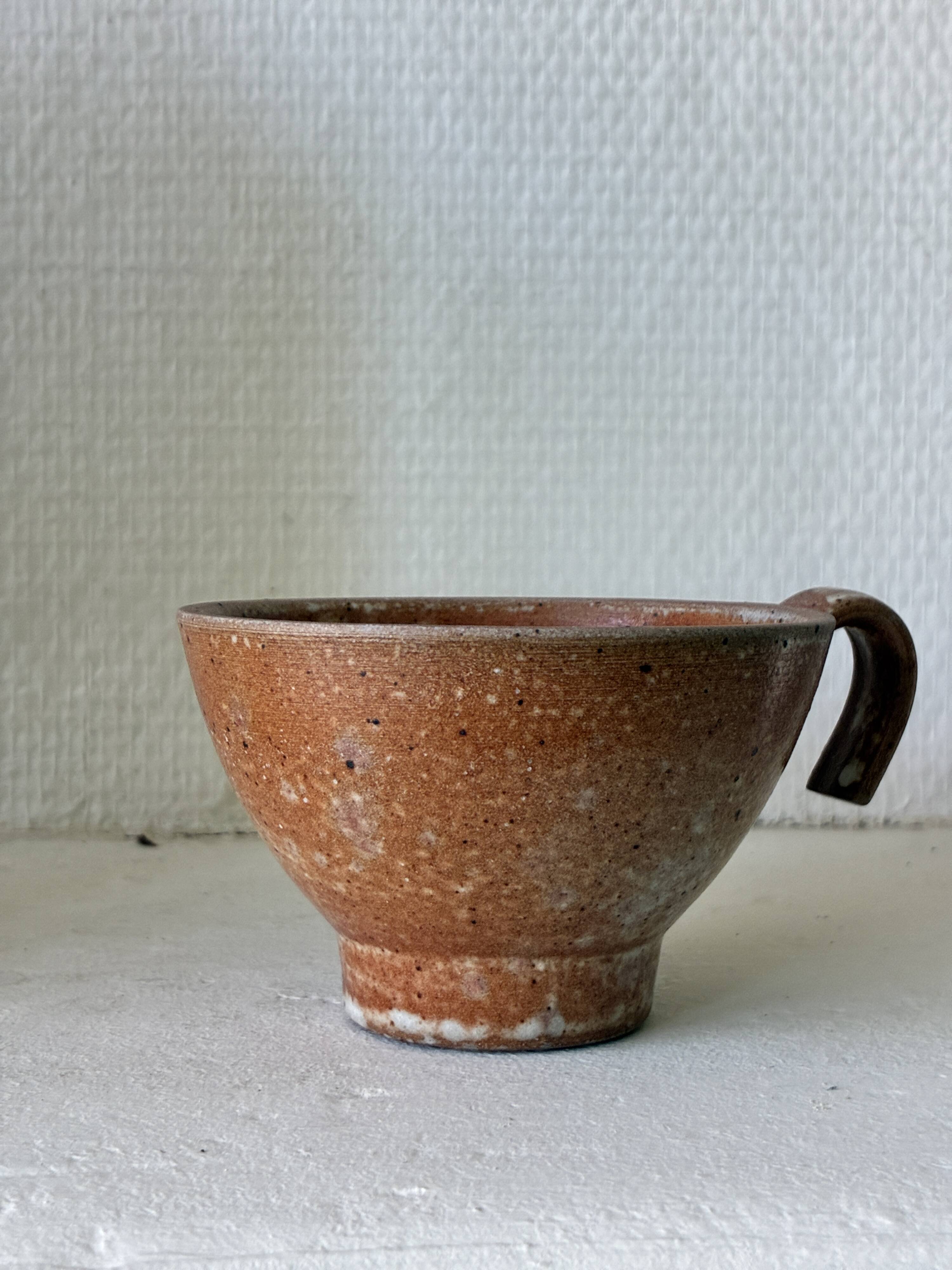 Speckled stoneware mug