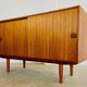 Vintage retro Danish mid-century teak sideboard by Domino Møbler