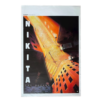 Affiche cinéma originale "Nikita" Luc Besson 36x54cm 1990