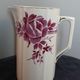 Toilet pitcher / pitcher / vase model Pauline de Moulin des Loups, faience decoration with red rose