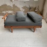 Daybed expandable Scandinavian 2-seater bench
