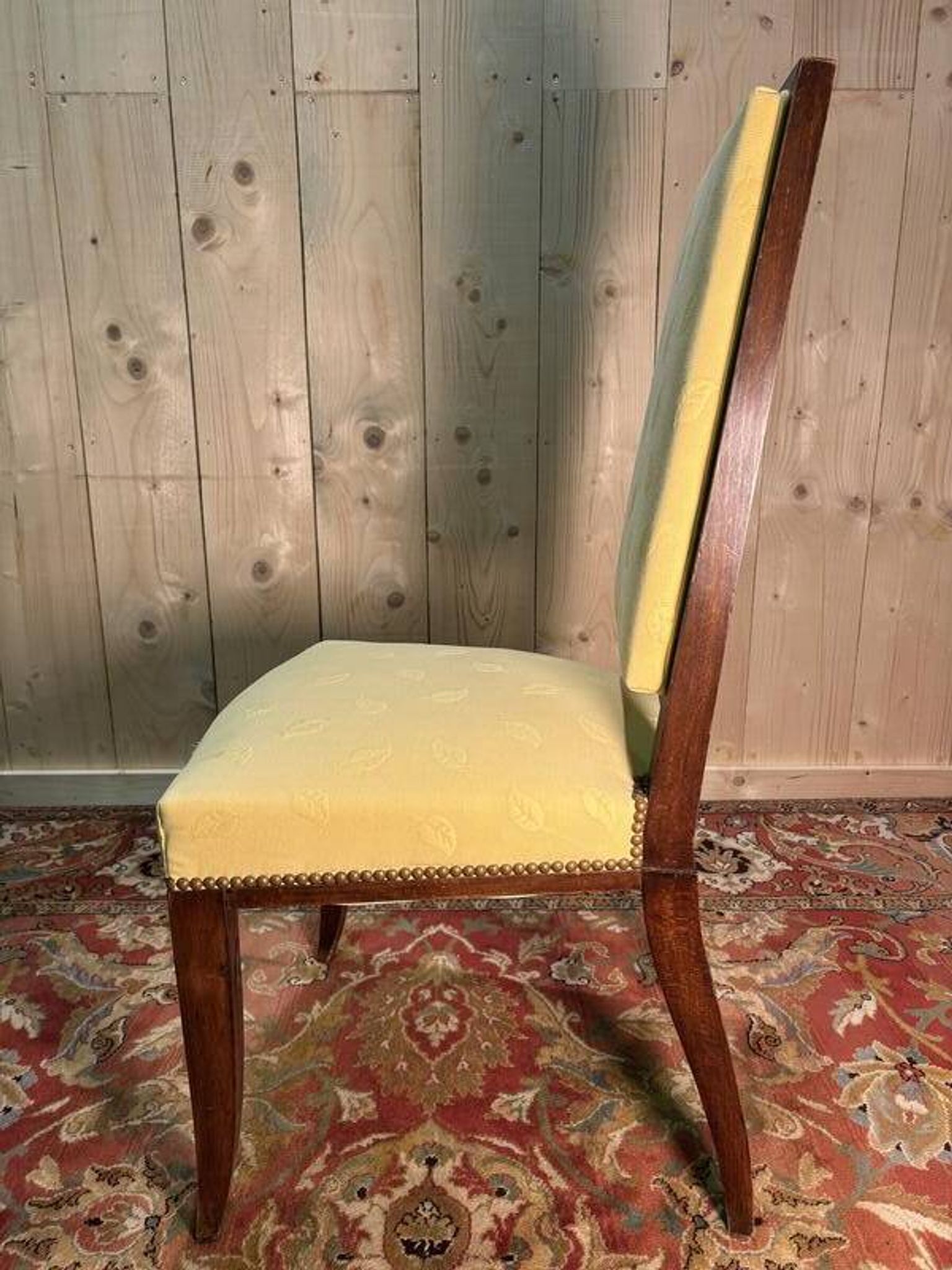Set of 6 mahogany chairs in the Arbus style