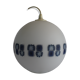 Suspension vintage blue patterns