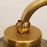 Golden bronze lamp and brass