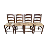 Set of 4 mulched chairs