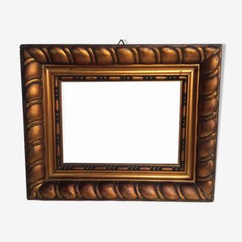 Wooden frame and gilded stucco circa 1900