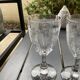 4 verres à eau saint louis . Model massenet à côtes vénitiennes
