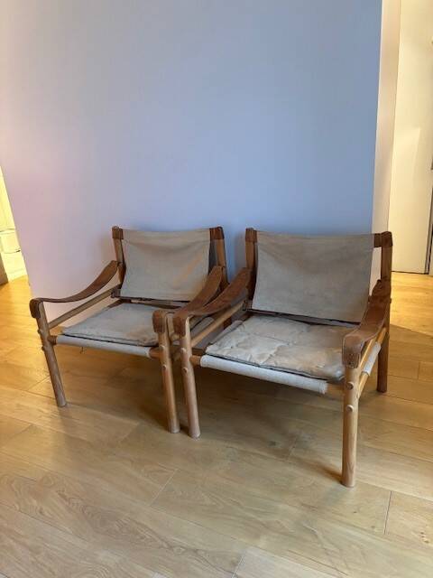 pair of Sirocco armchairs by Arne Norell - Sweden, 1960s