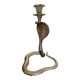Vintage Cobra bronze candle holder from the 70s