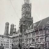 Film photography of a city street