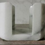 Ashtray and marble under glass