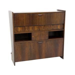 Meuble-bar en palissandre,