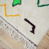 Handmade moroccan berber carpet 256 x 148 cm