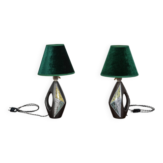 Table lamp from the “Burgundy” series, designed by Holm Sorensen, Soholm.