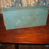 Box drawer blue wood