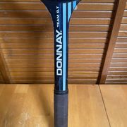 Vintage donnay team gt wooden tennis racket + donnay cover #