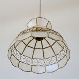 Mother-of-pearl and brass suspension