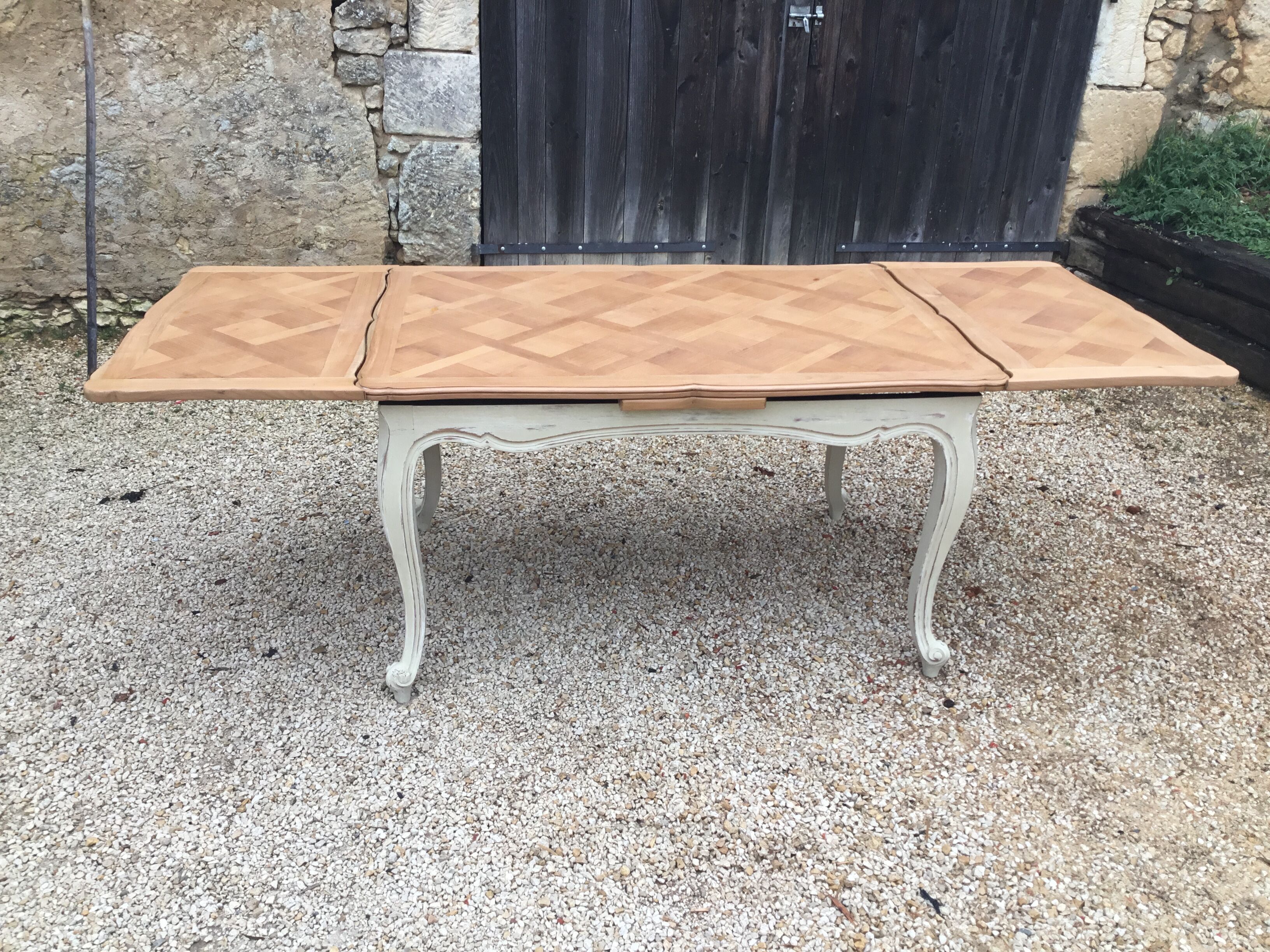 Louis XV-style cherry table mid-20th