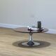 Round coffee table by Arkana (rosewood)