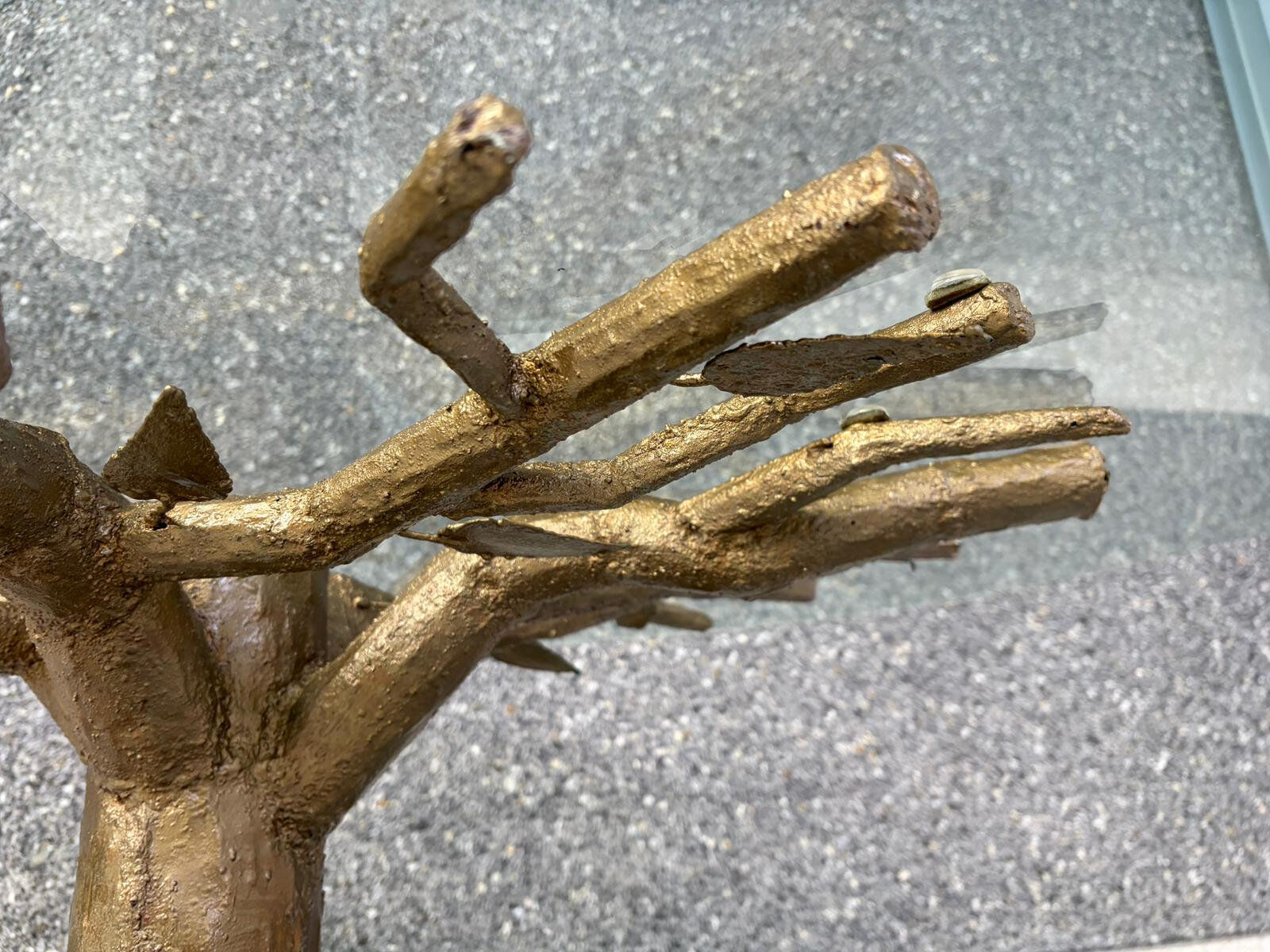 Table à manger en branche d'arbre, années 1980