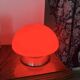 Mushroom Touch Lamp UFO Opaline Glass Red Vintage Design SPage Age