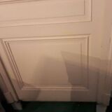 Haussmannian door 83x220 with old glazed transom frame 102x300 chassis