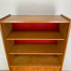 1950s vintage oak bookshelf.