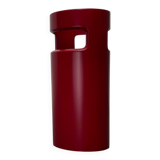 Red German umbrella stand in mid-century modern space style, 1960s.