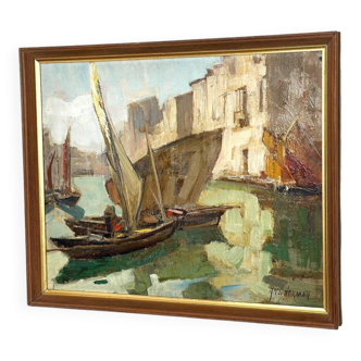 Swedish Oil on Panel – “ Venice” by Knut Norman