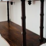 Small old shelf in wood and bamboo, 1900