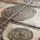 Steel and ceramic coffee table