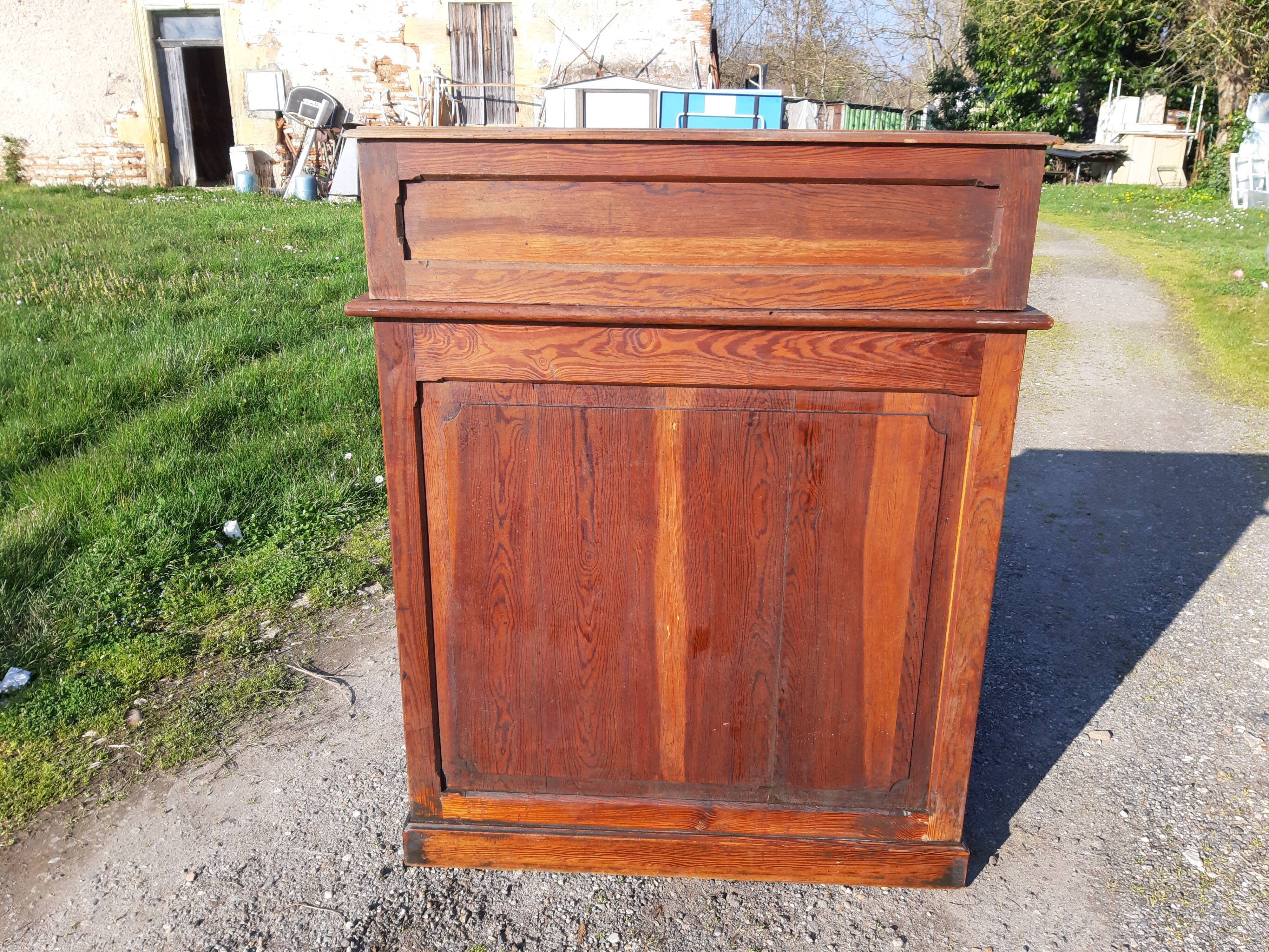 Comptoir caisse de mercerie 1900