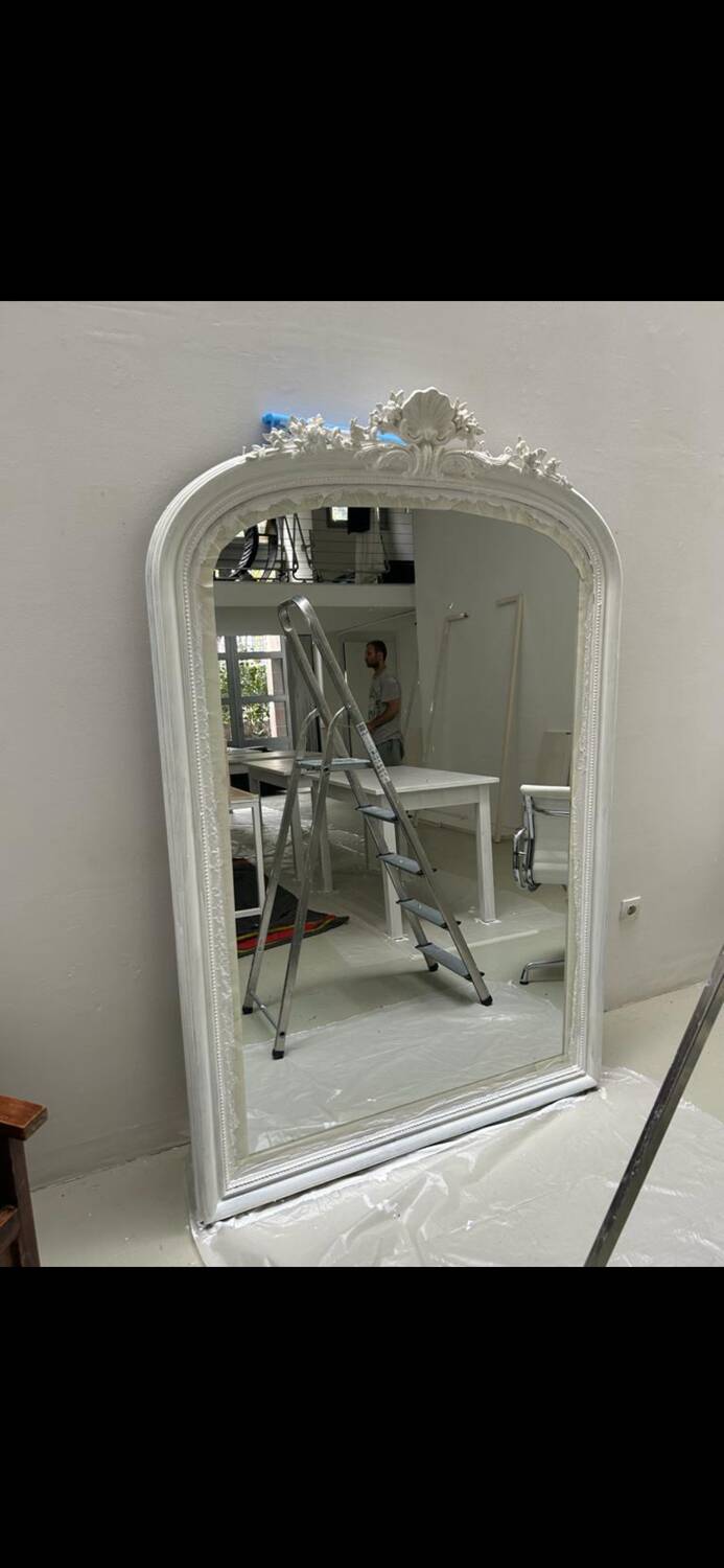 Grand miroir en bois moulures